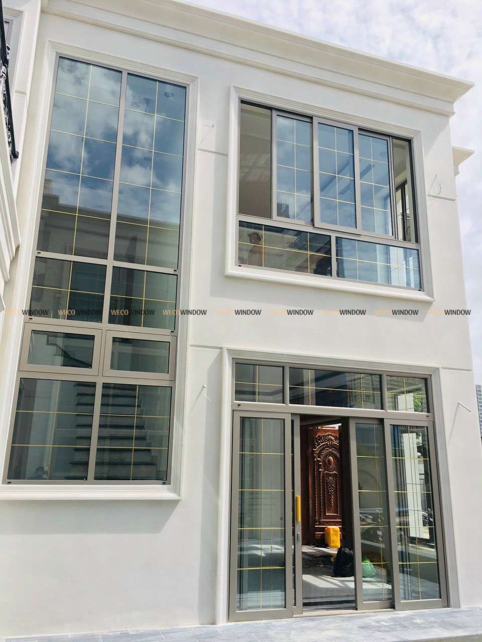 Vẻ đẹp hút mắt người nhìn khi sử dụng nhôm Maxpro cho công trình. 