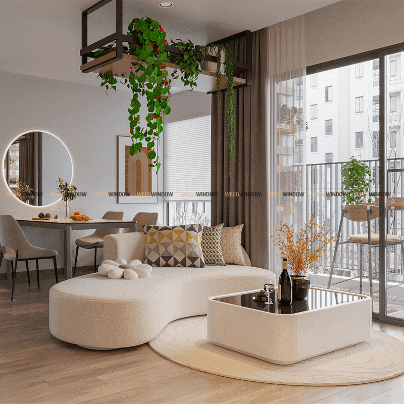 Mẫu cửa nhôm kính đẹp 2026 – 99+ Mẫu hiện đại, sang trọng 79 Cửa nhôm kính ban công có độ bền cao, đẹp hiện đại, sang trọng, lấy sáng tốt.