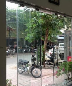 Mẫu cửa kính kéo 2 cánh đẹp.