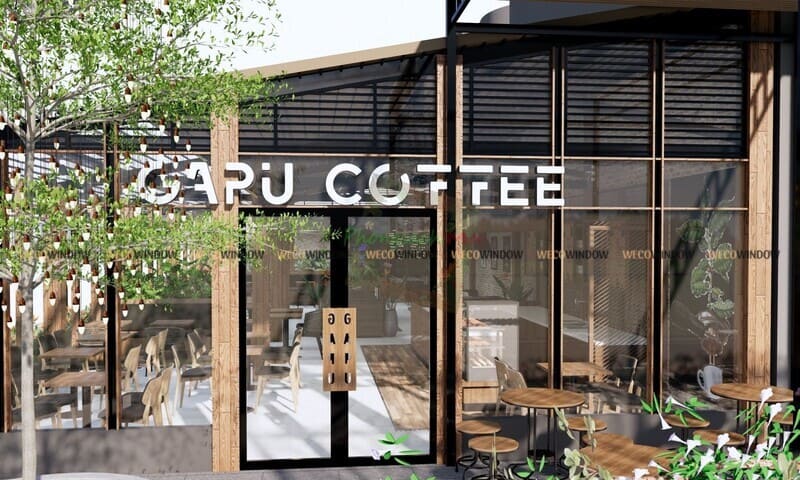 CỬA KÍNH QUÁN CAFE 76 Mẫu cửa kính quán cà phê, trà sữa phá cách.