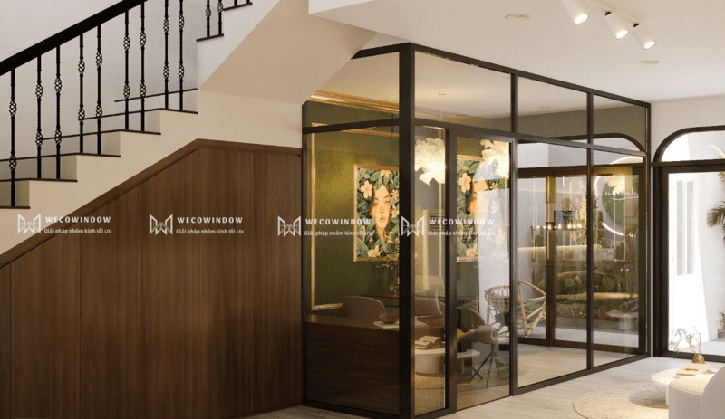 Cửa Kính Spa - Tạo Không Gian Thư Giãn Sang Trọng 36 Vách, cửa kính spa tạo điểm nhấn cho không gian.