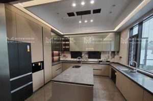 Tủ bếp nhôm kính Wecowindow