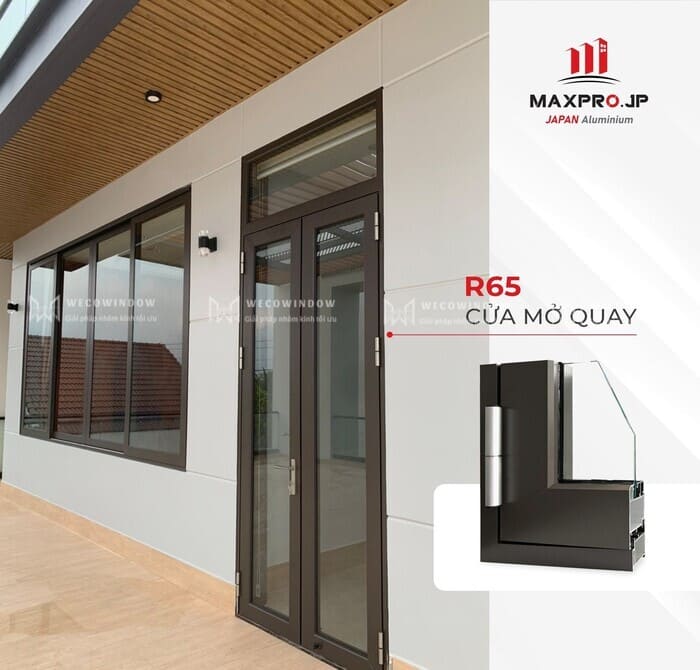 Wecowindow chuyên thi công lắp đặt cửa nhôm Maxpro. 