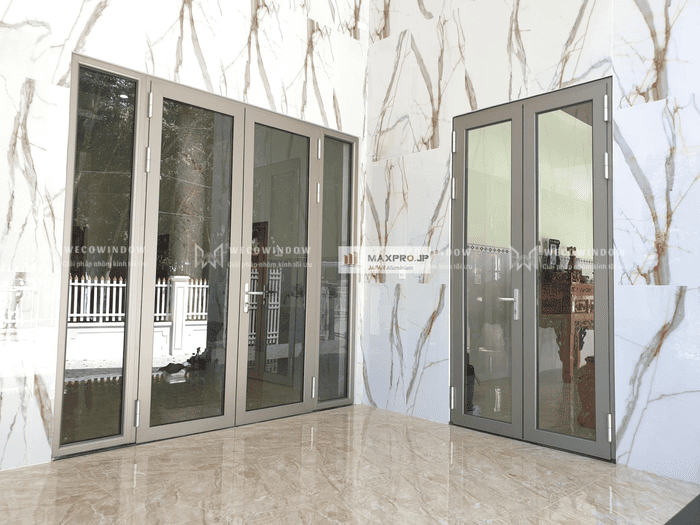 Cửa nhôm Maxpro có thiết kế linh hoạt. 