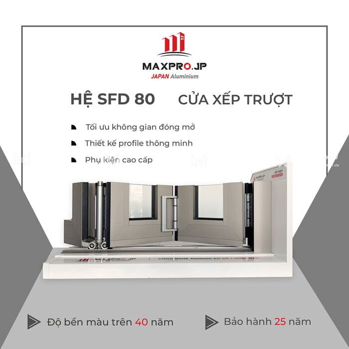 Cửa sử dụng phụ kiện cao cấp, thông minh. 