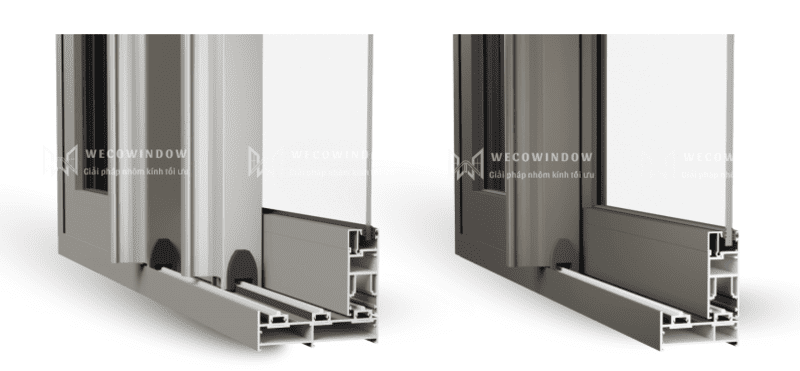 CỬA NHÔM MAXPRO HỆ 83 - 83 PLUS 46 Góc cắt thanh nhôm hệ SW83.