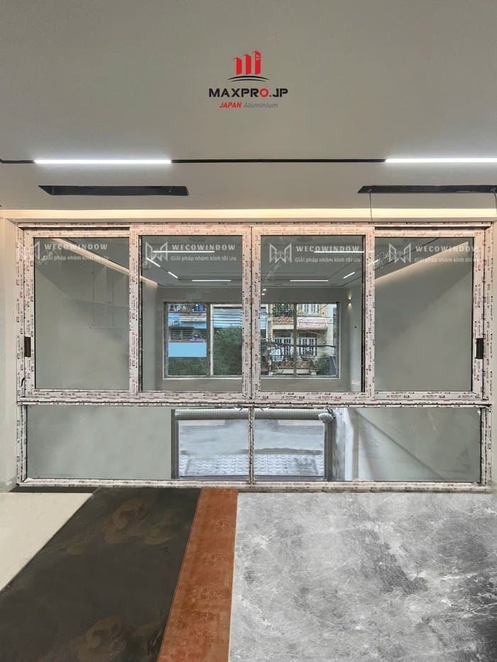 Công trình sử dụng nhôm Maxpro hệ SD115. 
