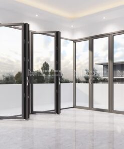 Cửa nhôm lùa xếp Kogen cao cấp.