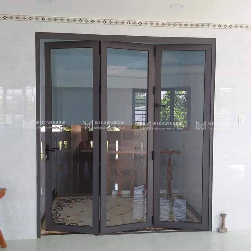 Cửa xếp trượt sở hữu nhiều ưu điểm nhất là giúp tối ưu không gian. 