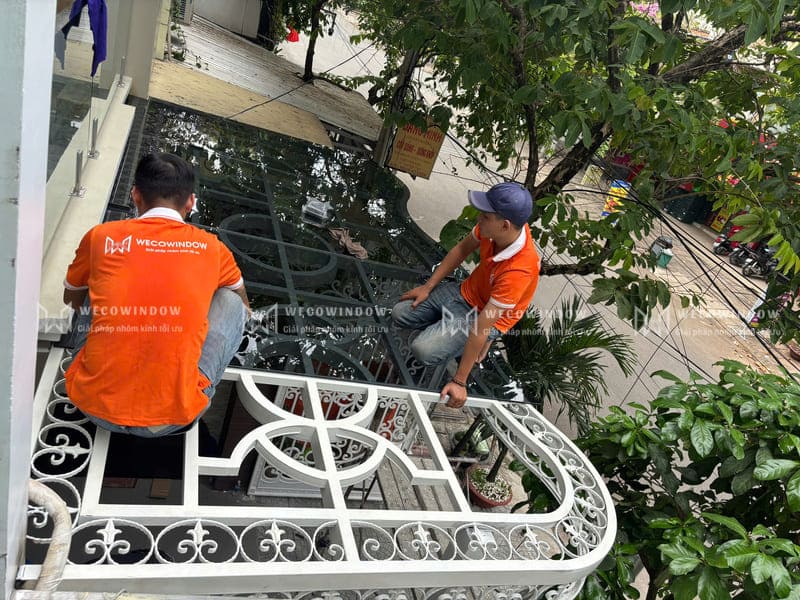 Mái kính sắt mỹ thuật