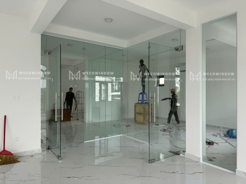 Không gian văn phòng được phân kích theo yêu cầu của khách hàng. 
