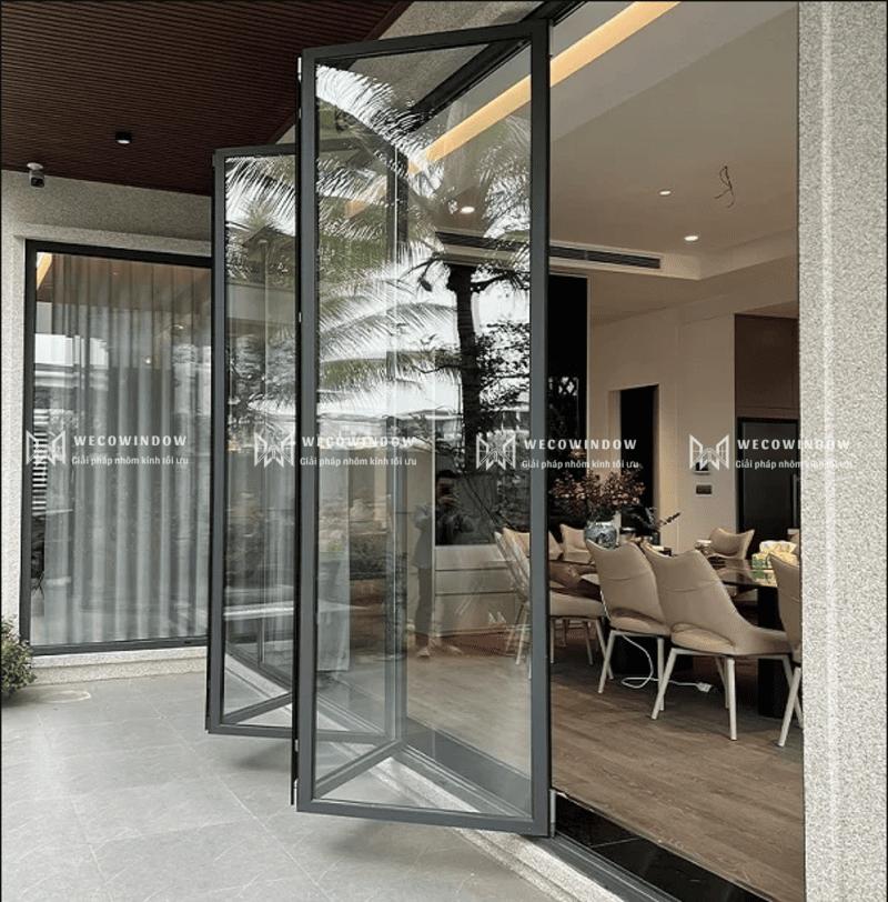 Mẫu cửa nhôm kính đẹp 2026 – 99+ Mẫu hiện đại, sang trọng 92 Cửa nhôm Slim được yêu thích với vẻ đẹp sang trọng, thanh nhôm siêu mảnh tinh tế.