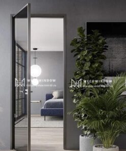 Cửa Slim cao cấp lắp cho biệt thự hiện đại.