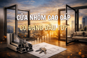 Cửa nhôm cao cấp.