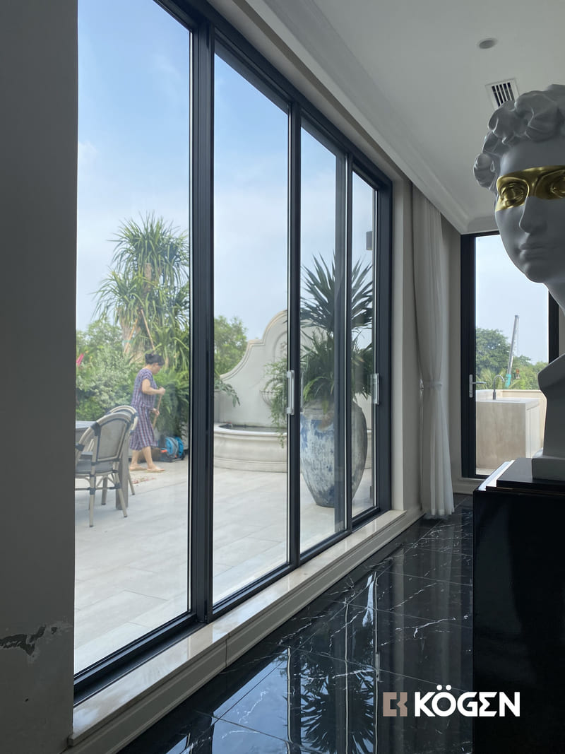 HỆ CỬA LÙA SLIM 138 KOGEN 23 Cửa lùa Slim 138 Kogen có thiết kế sang trọng.