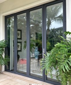 CỬA NHÔM KOGEN HỆ XẾP GẤP 68 ẨN BẢN LỀ 9 Cửa nhôm Kogen hệ xếp gấp 68 ẩn bản lề là giải pháp cửa thông minh.