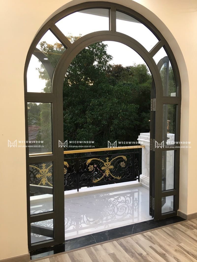 Tùy yêu cầu và thiết kế của từng căn nhà để chọn kiểu uốn vòm phù hợp. 
